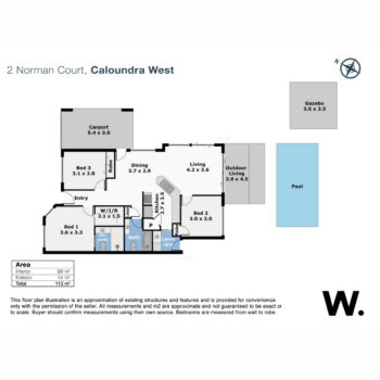 Listing image for 2 Norman Court, Caloundra West  QLD  4551