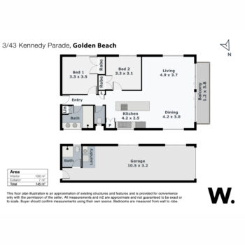 Listing image for 3/43 Kennedy Parade, Golden Beach  QLD  4551