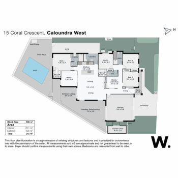 Listing image for 15 Coral Crescent, Caloundra West  QLD  4551