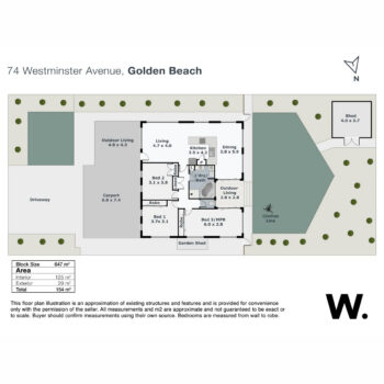 Listing image for 74 Westminster Avenue, Golden Beach  QLD  4551